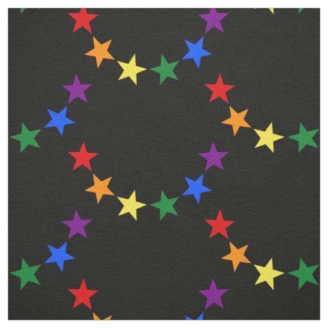 RAINBOW FLAGGA STARS II + dina idéer Tyg (Provkarta)