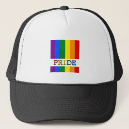 Rainbow Flagga Truckerkepss & LGBT, Pride Keps