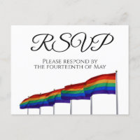 Rainbow Flaggor Gay pride Bröllop OSA