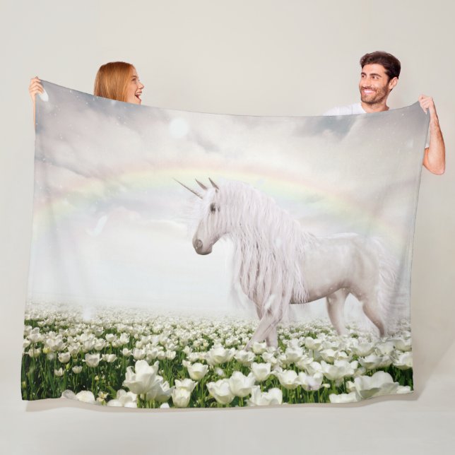 Rainbow Fleece Blanket (På plats)