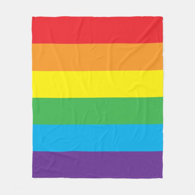 Rainbow Fleece Blanket (Framsidan)