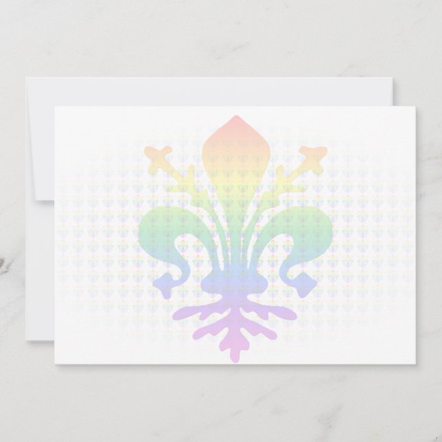 Rainbow Fleur-de-lis (Framsida)