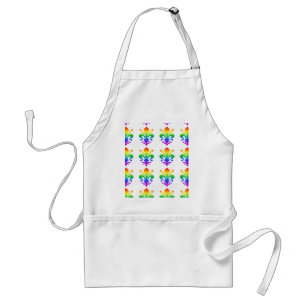 Rainbow Fleur-de-lis Förkläde