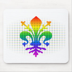 Rainbow Fleur-de-lis Musmatta