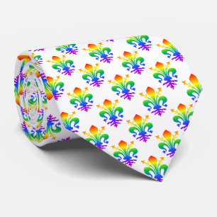 Rainbow Fleur-de-lis Slips