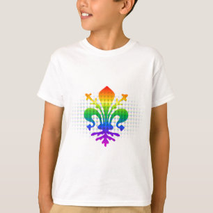 Rainbow Fleur-de-lis T-shirt