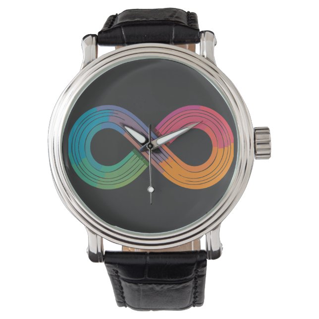 Rainbow Flow Armbandsur (Framsida)
