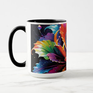 Rainbow Flower Coffee Mugg