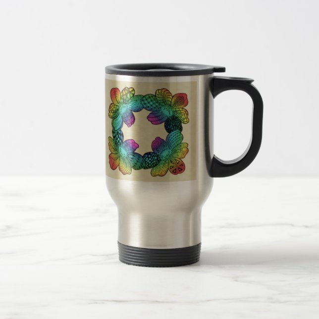 Rainbow Flower Doodle Resemugg (Höger)
