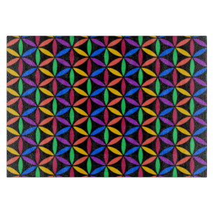 Rainbow Flower of Life Mönster