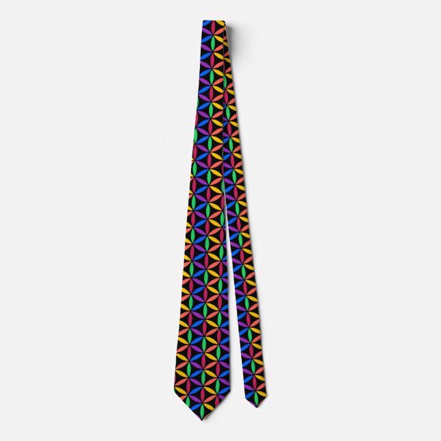 Rainbow Flower of Life Mönster Slips (Framsida)