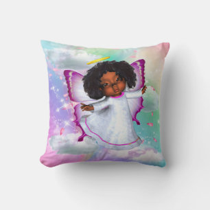 Rainbow Fluffy Clouds & Butterfly Baby Kudde