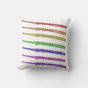 Rainbow Flutes Kudde
