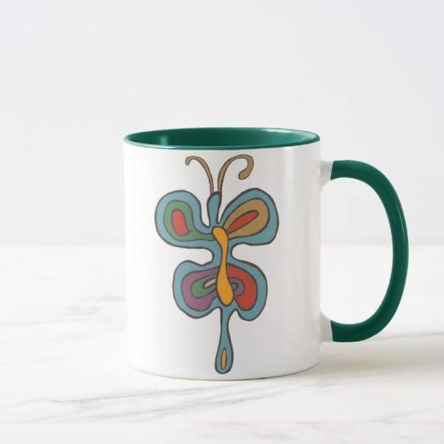 Rainbow Flutterfly Mugg (Höger)