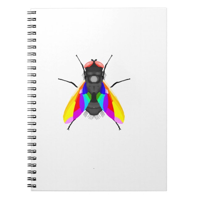 Rainbow Fly Anteckningsbok (Framsidan)