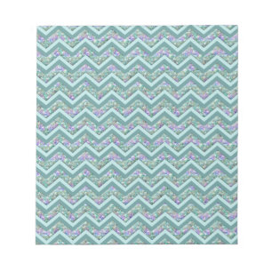 Rainbow Foil ZigZag Mönster Anteckningsblock