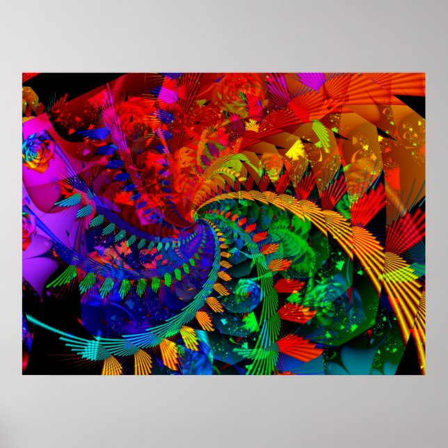 Rainbow Forest Poster (Framsidan)