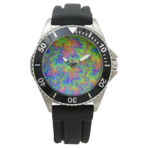 Rainbow Fractal Armbandsur