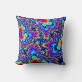 Rainbow Fractal Kudde