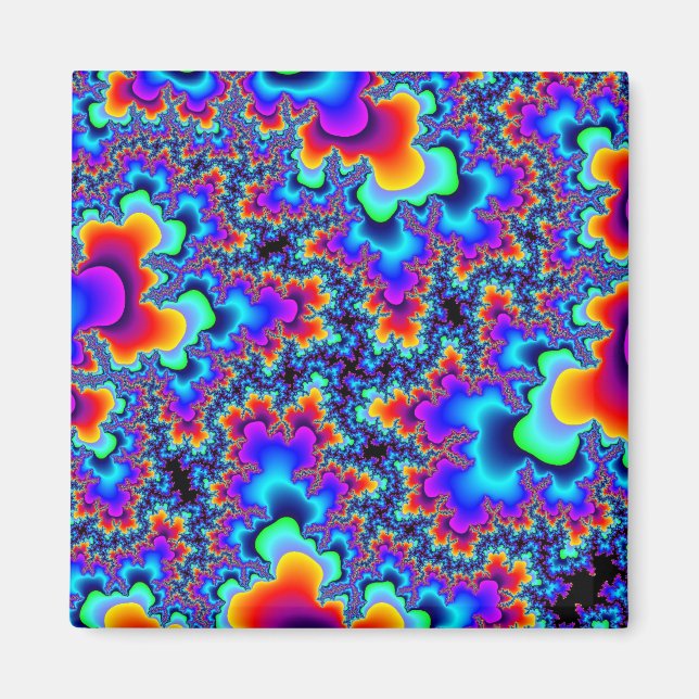 Rainbow Fractal Magnet (Framsidan)
