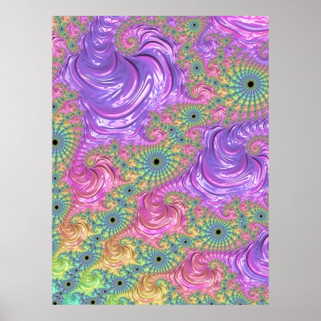 Rainbow Fractal Poster (Framsidan)