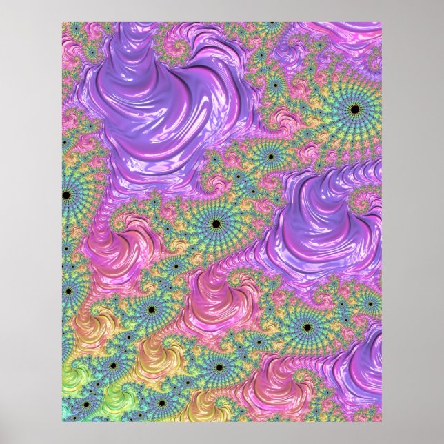 Rainbow Fractal Poster (Framsidan)