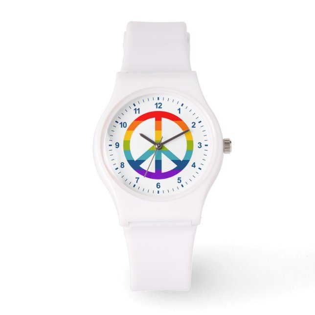 Rainbow Fredstecken Armbandsur (Framsida)