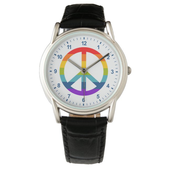 Rainbow Fredstecken Armbandsur (Framsida)