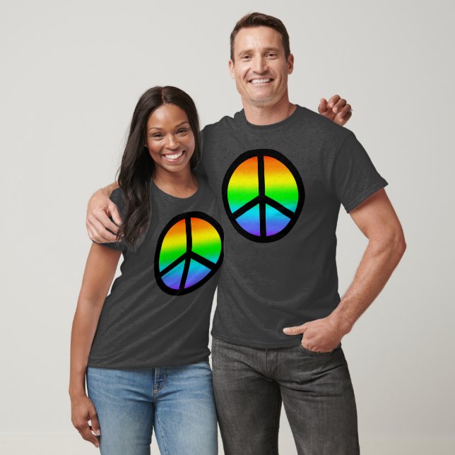 Rainbow Fredstecken T-Shirt (Unisex)
