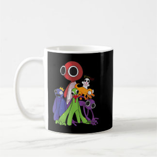 Rainbow Friends Blue Red orange grönt Kaffemugg
