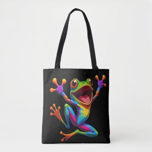 Rainbow Frog  Tygkasse (Framsida)