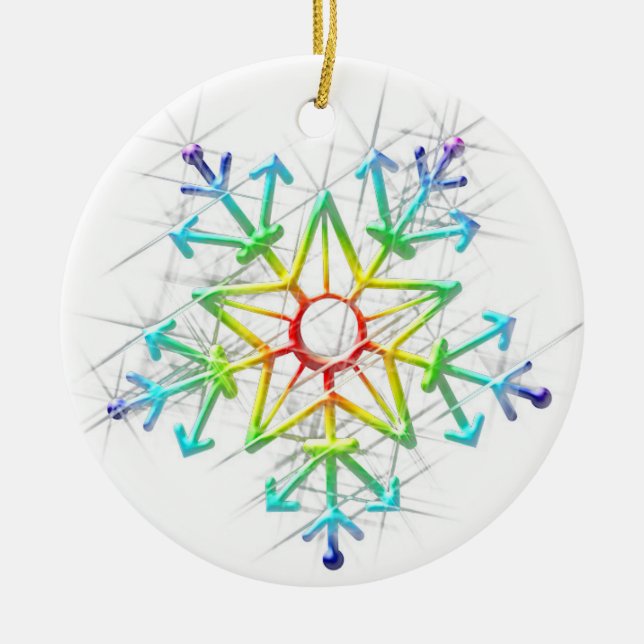 Rainbow Frost 1 Ornament (Framsidan)