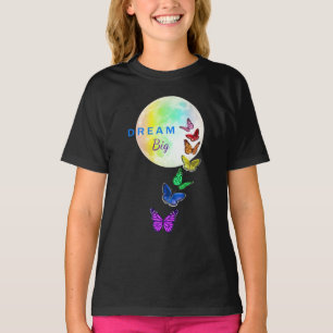 Rainbow Full Moon och Butterflies Dream Big Tee
