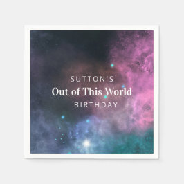 Rainbow Galaxy Birthday Pappersservett