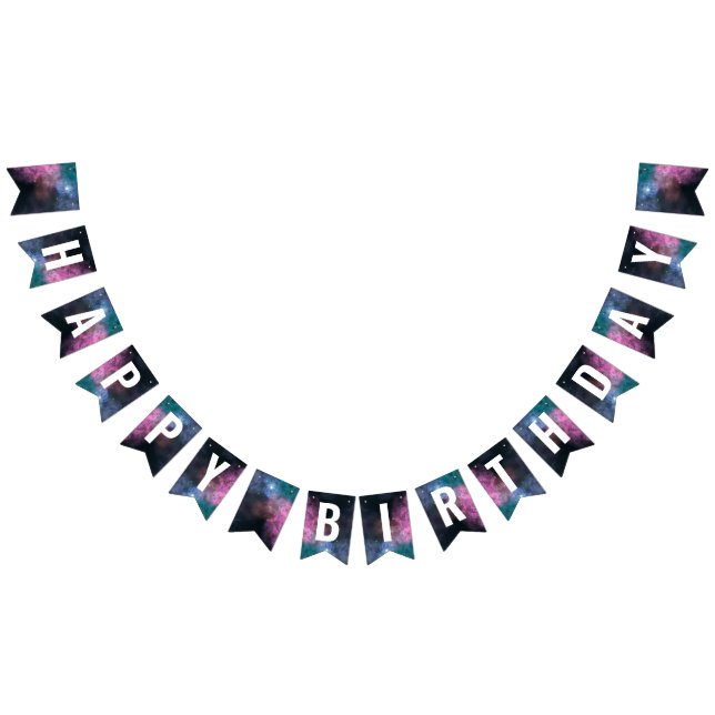 Rainbow Galaxy Birthday Vimplar (Alla)