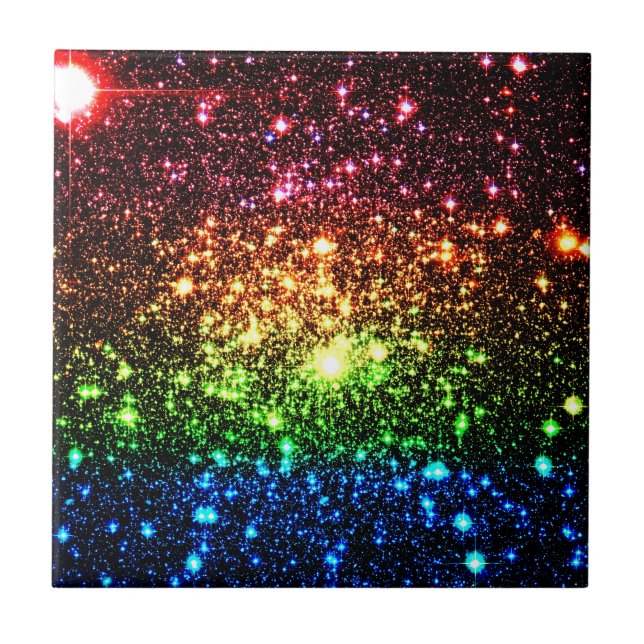 Rainbow Galaxy Kakelplatta (Framsidan)