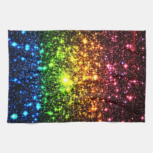 Rainbow Galaxy Kökshandduk (Horisontell)