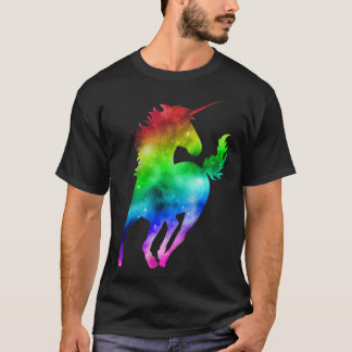 Rainbow Galaxy Unicorn Essential T Shirt
