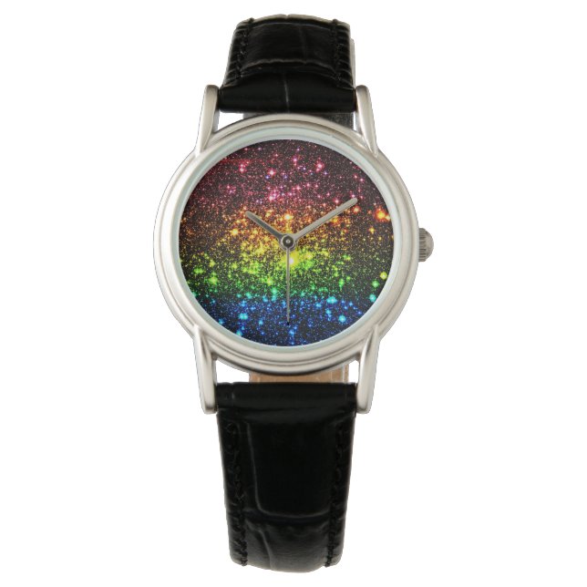 Rainbow Galaxy Watch Armbandsur (Framsida)