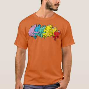 Rainbow Gay Frog Cute LGBTQ T Shirt