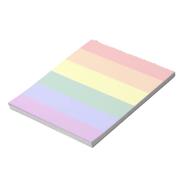 Rainbow Gay Pride Flag Anteckningsblock (Roterad)