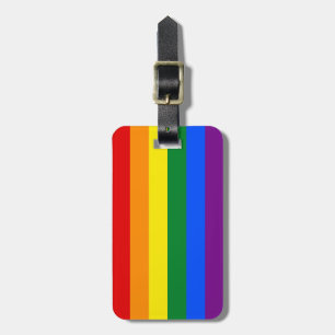 Rainbow Gay pride Flagga Bagagebricka