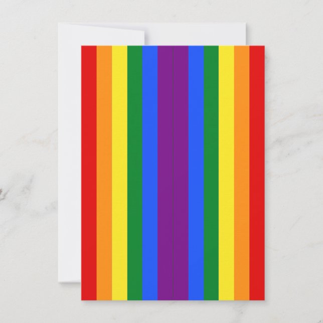 Rainbow Gay pride Flagga Pack om 2 Bokmärken (Framsida)