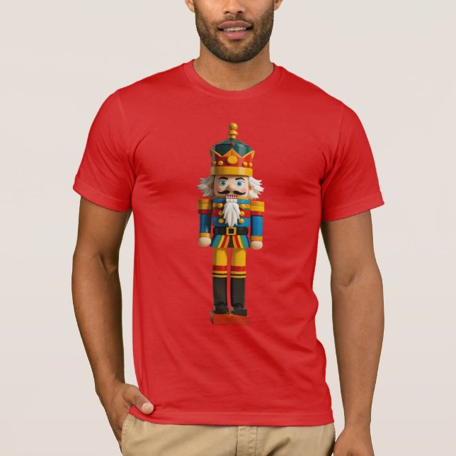 Rainbow Gay pride jul Nutcracker Leksak T Shirt (Framsida)