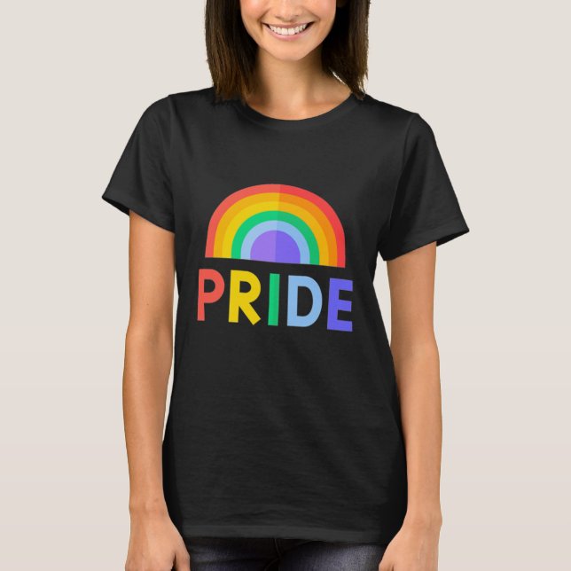 Rainbow Gay pride Parad T Shirt (Framsida)