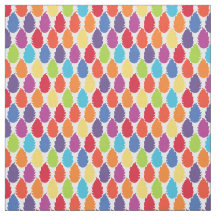 Rainbow Geometric Mönster Fabric