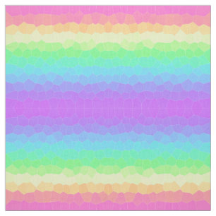 Rainbow Geometric Rand Fabric Tyg