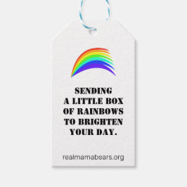 Rainbow Gift Märkre Presentetikett