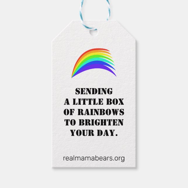 Rainbow Gift Märkre Presentetikett (Framsidan)