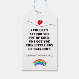 Rainbow Gift Märkre Presentetikett